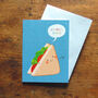 Mini Sandwich Greetings Card, thumbnail 5 of 5