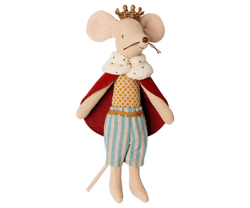 Image of King Mouse In Robe And Crown