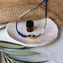 Blue Evil Eye Essential Oil Diffuser Necklace, thumbnail 4 of 8