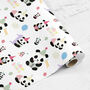 First Birthday Wrapping Paper, Panda Number One, thumbnail 3 of 3