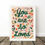 Woodland Your Are So Loved Art Print, thumbnail 4 of 7