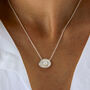 Sterling Silver Shell Pearl Necklace, thumbnail 1 of 10