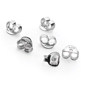 Sterling Silver October Birthstone Earrings, 7 of 12
