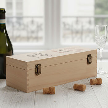 Bridal Party And Groomsman Champagne Bottle Box, 4 of 6