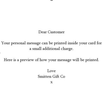 Personalised Wedding Anniversary Card With Engraved Wood Keepsake, 2 of 2