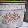 Flowers And Garden Metal Planter Tub, thumbnail 3 of 4