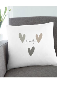 Our Family Personalised Heart Cushion, 2 of 4