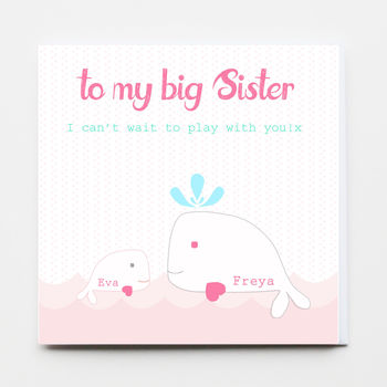 Big Sister / Big Brother Baby Greeting Card, 3 of 4