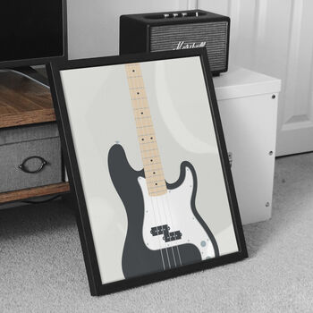 Bass Guitar Print | Bass Player Poster, 8 of 11