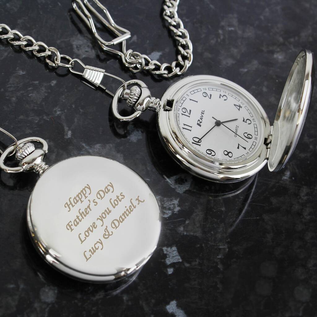 Personalised Pocket Fob Watch By Sassy Bloom As seen on TV