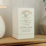 Personalised Childs Memorial Small Wooden Urn, thumbnail 1 of 3