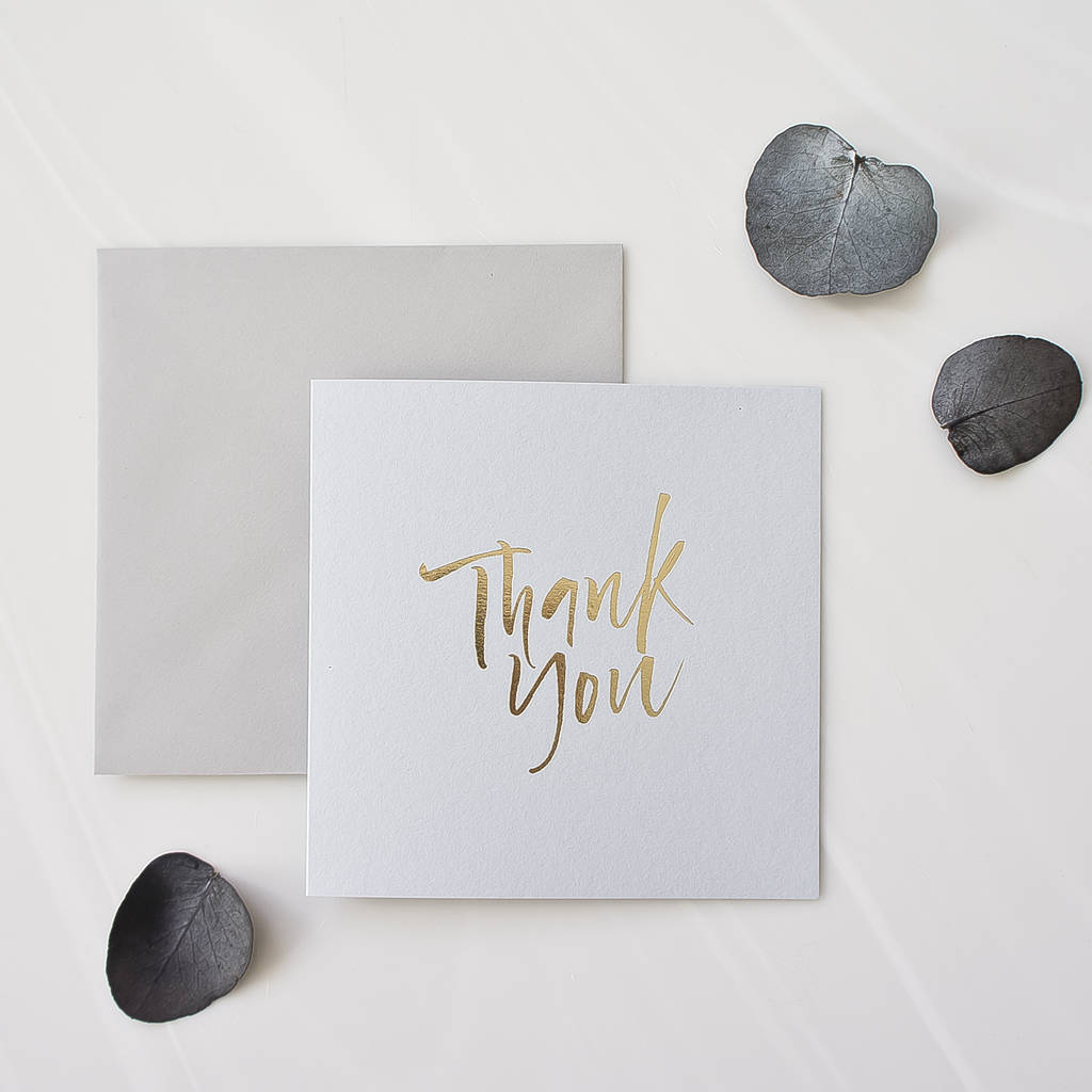 Thank You Cards Pack Of Five By Skinny Malink