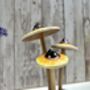 Psychedelic Yellow Amanita Mushroom Sculpture Small, thumbnail 8 of 12