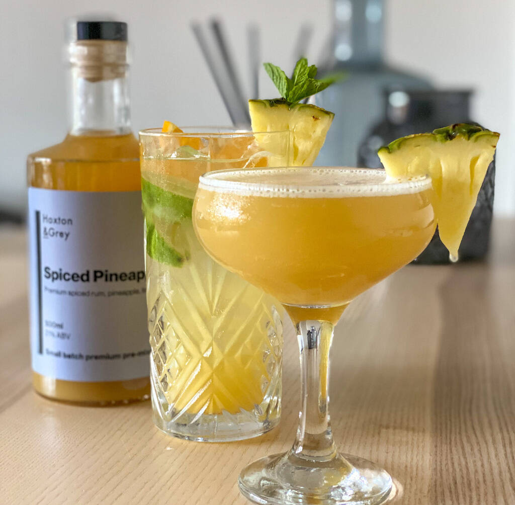 Premium Bottled Spiced Pineapple Daiquiri By Hoxton &amp; Grey Cocktails ...