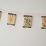 Fabric Flower Seed Packet Decorative Bunting, thumbnail 7 of 8