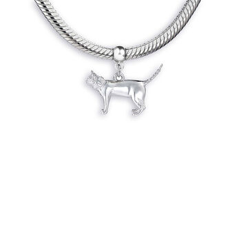 Sterling Silver Standing Cat Charm, 2 of 6