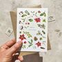 Watercolour Christmas Card Set Of Six, thumbnail 2 of 5