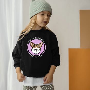 Corgi Kids Sweatshirt, 3 of 7