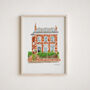 Personalised Housewarming Gift, New Home Hand Drawn Family House Illustration, thumbnail 1 of 9