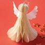 White Angel Honeycomb Paper Decoration, thumbnail 1 of 4