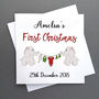Personalised Baby's First Christmas Card, thumbnail 1 of 2