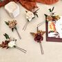 Autumal Bridal Floral Hair Pins, thumbnail 6 of 7