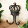 Cast Iron Queen's Crown Hook, thumbnail 1 of 4