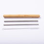 Eco Friendly Metal Drinking Straw Set With Bamboo Case, thumbnail 3 of 10