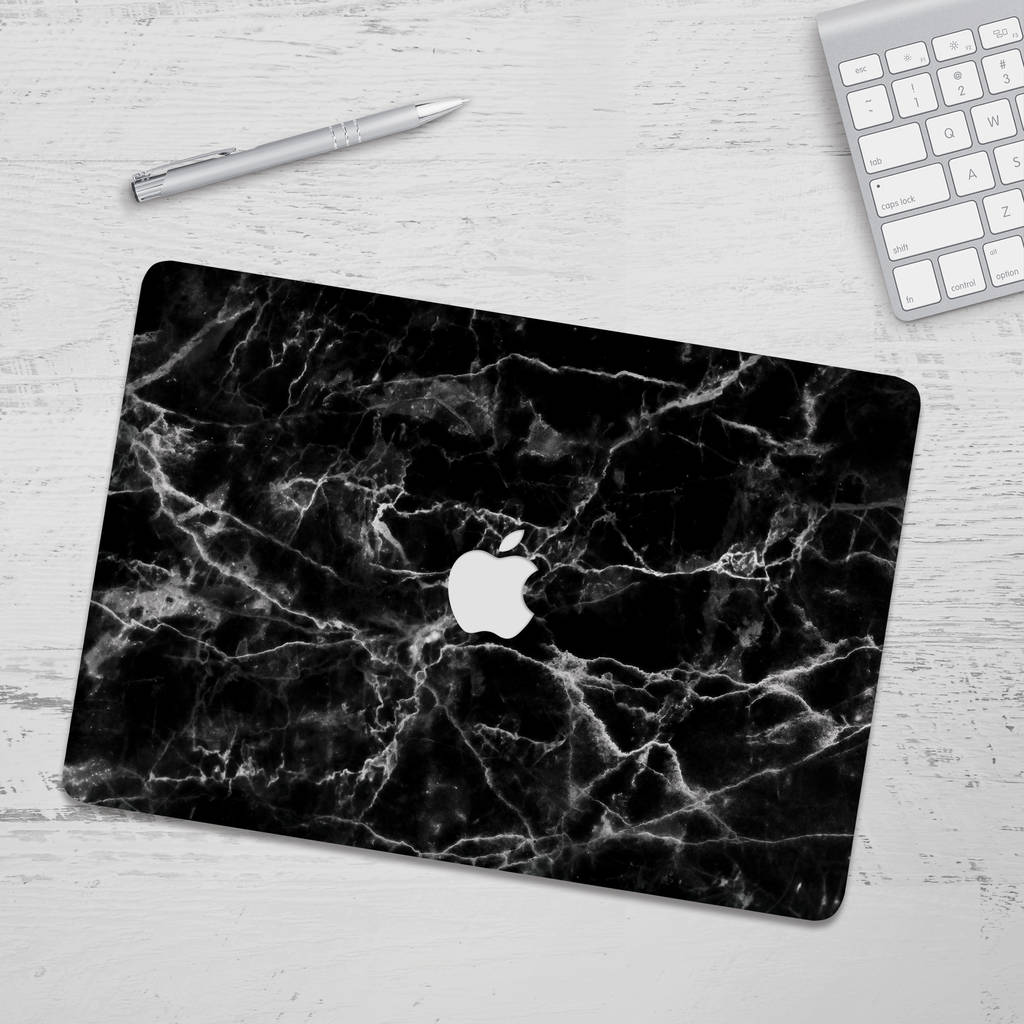 black marble macbook case