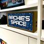 Personalised Wooden Light Box Boys Room Space, thumbnail 2 of 5