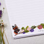 A4 Personalised Letter Writing Paper Butterfly Brambles, thumbnail 2 of 5