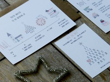 Winter Illustrated Wedding Invitation, 3 of 10