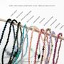 Dainty Gemstone Silk Thread Adjustable Bracelets, thumbnail 9 of 12
