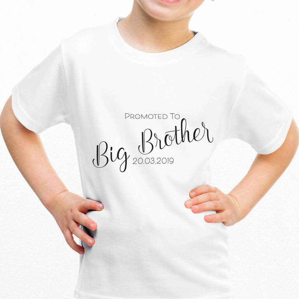 promoted to big brother shirt