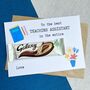 Teaching Assistant Thank You Chocolate Galaxy Card, thumbnail 3 of 4