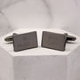 The World Is Your Oyster Rectangle Cufflinks, thumbnail 1 of 2