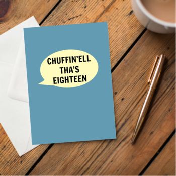 Chuffin'ell Tha's Eighteen Card, 2 of 2