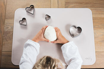 Personalised Toddler Table Mat In Vegan Leather, 8 of 9