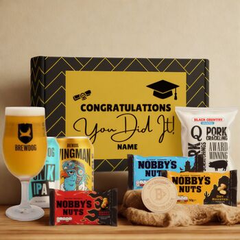 Personalised Graduation Beer Gift Set, 2 of 11