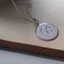 Initial Necklace In Silver, thumbnail 2 of 10