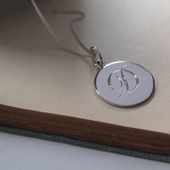 Initial Necklace In Silver, 2 of 10