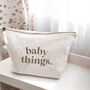 Baby Things Canvas Pouch, thumbnail 1 of 2