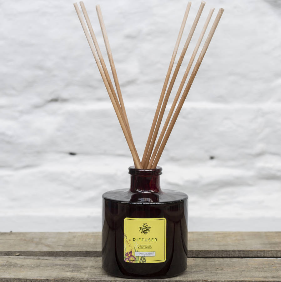 Lemongrass + Cedarwood Essential Oil Diffuser By The Handmade Soap