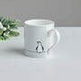 Penguin Mug, Fine Bone China, thumbnail 2 of 5