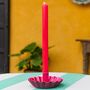 Scalloped Enamel Candle Holder, thumbnail 5 of 6