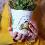 Jewel Bugs Personalised Plant Pot / Mother's Day Gift, thumbnail 1 of 6