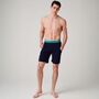 Men's 'Ultramarine' Bamboo Short Pyjama Set, thumbnail 4 of 7
