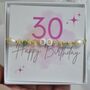 30th Birthday Dainty Crystal Friendship Bracelet Gift, thumbnail 6 of 8
