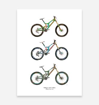 Peatys Last Orders Mountain Biking Art Print, 2 of 3