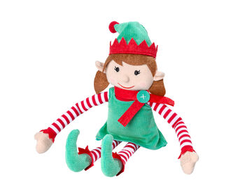 Elf For Christmas Girl Elf Toy, 3 of 4